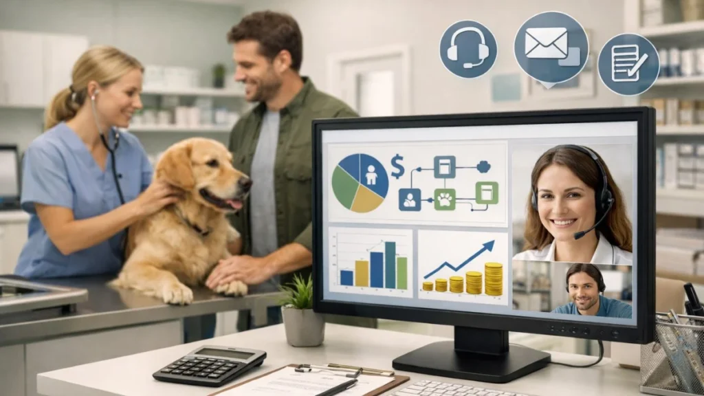 compliance and workflow integration for veterinary assistant