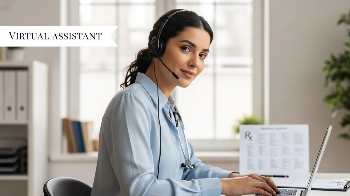 Can virtual assistants help with medical transcription