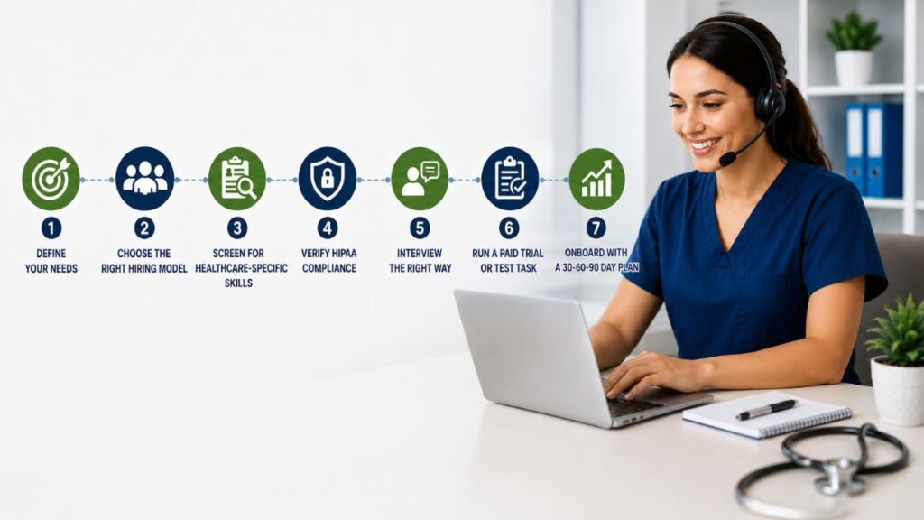 how to hire a medical virtual assistant in USA