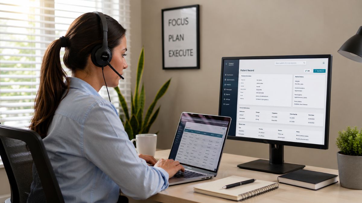 how virtual assistants improve medical record accuracy