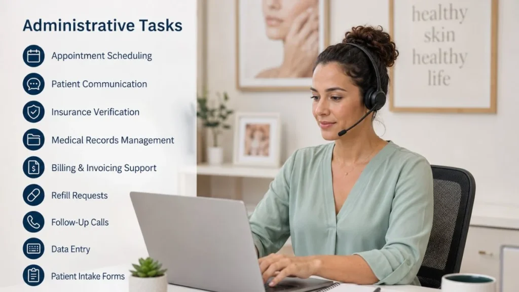how dermatology practices use virtual assistants