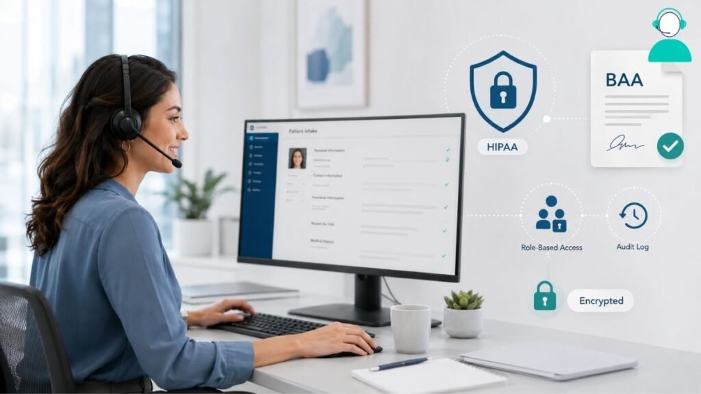 hipaa compliance in virtual intake workflows