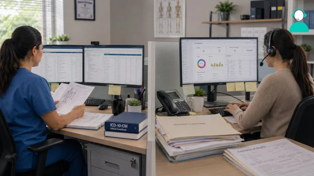 medical billing vs medical coding tasks