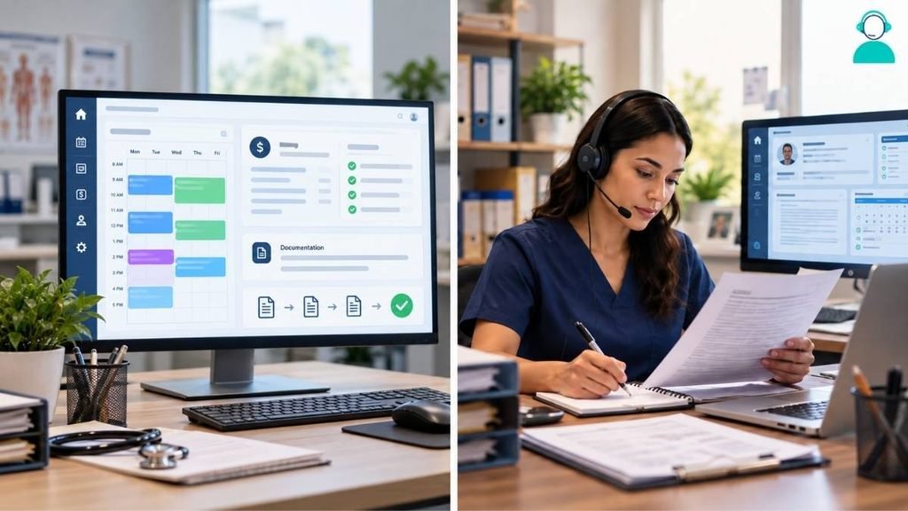 AI virtual assistant vs. human medical VA
