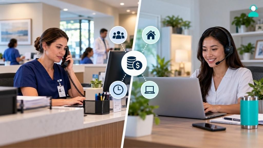 Medical Virtual Assistant Vs. In-House Staffing Costs