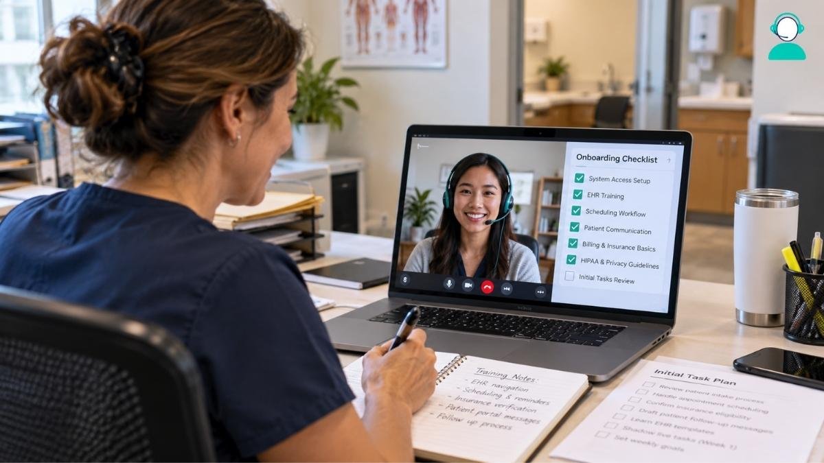 Medical virtual assistant onboarding - checklist