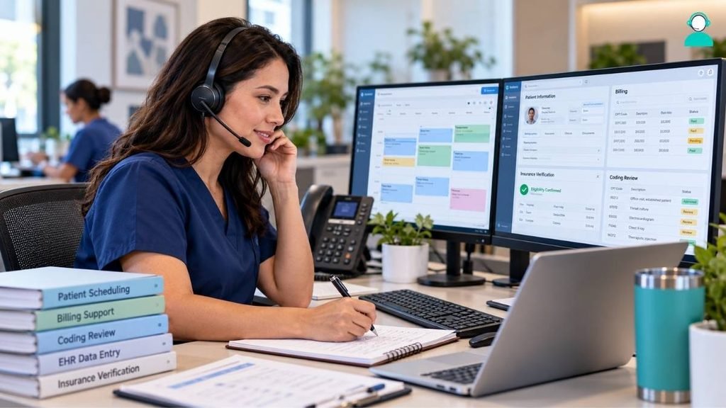medical virtual assistant cost by task type
